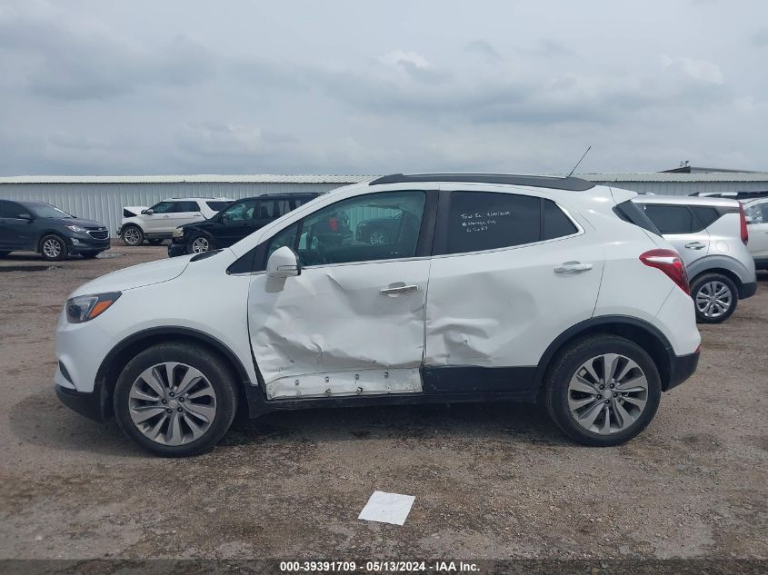 2018 Buick Encore Preferred VIN: KL4CJASB7JB620830 Lot: 39391709