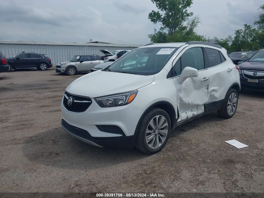 2018 Buick Encore Preferred VIN: KL4CJASB7JB620830 Lot: 39391709