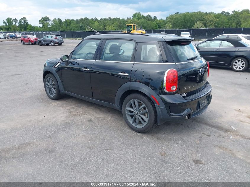 2014 Mini Countryman Cooper S VIN: WMWZC3C55EWP25389 Lot: 39391714