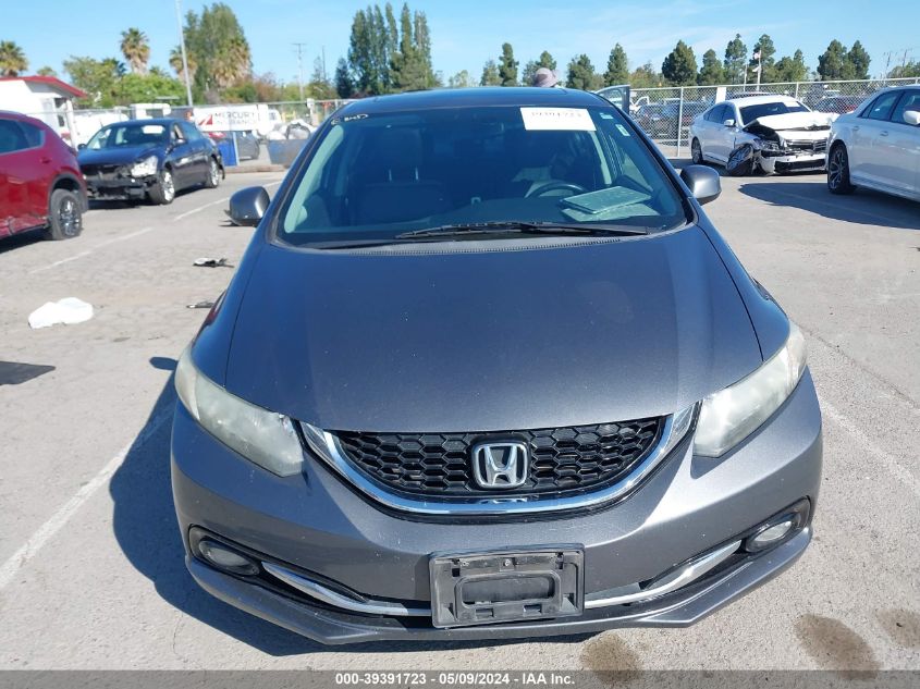 2013 Honda Civic Ex-L VIN: 19XFB2F92DE278367 Lot: 39391723