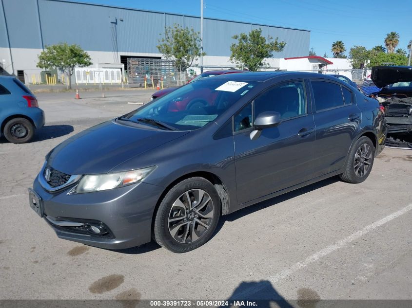 2013 Honda Civic Ex-L VIN: 19XFB2F92DE278367 Lot: 39391723