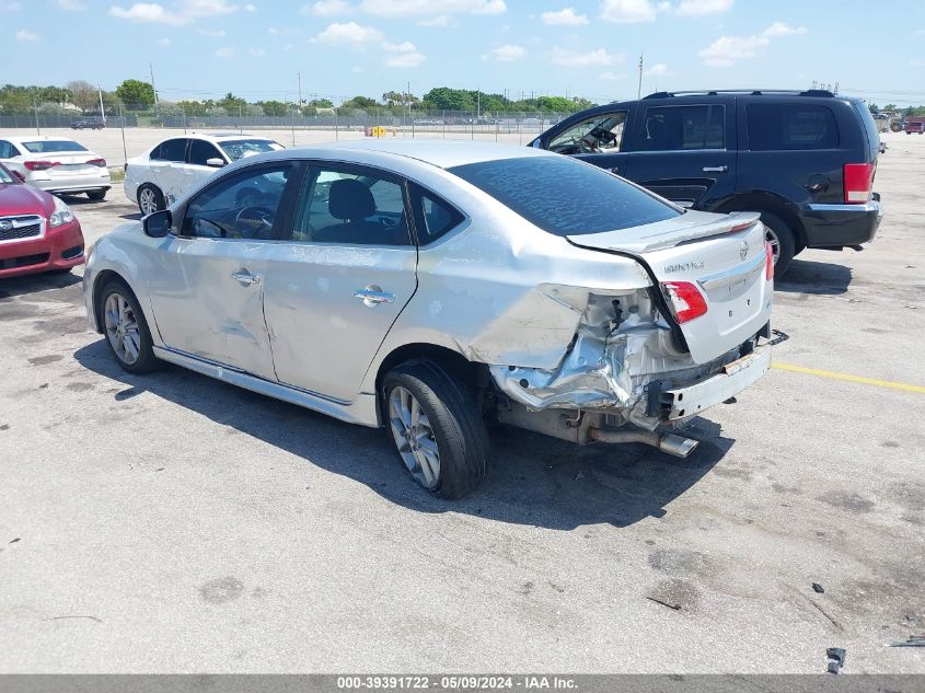 2013 Nissan Sentra Sr VIN: 3N1AB7AP3DL715126 Lot: 39391722