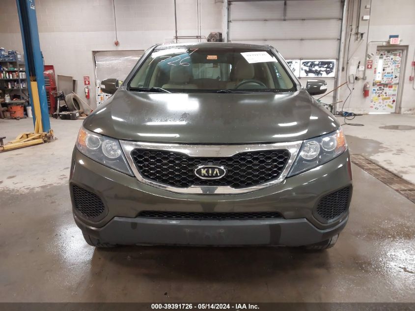 2013 Kia Sorento Lx VIN: 5XYKT3A10DG331525 Lot: 39391726