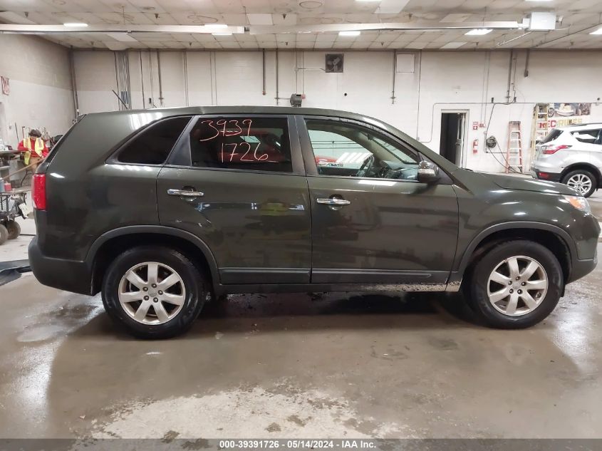 2013 Kia Sorento Lx VIN: 5XYKT3A10DG331525 Lot: 39391726