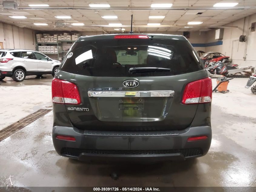 2013 Kia Sorento Lx VIN: 5XYKT3A10DG331525 Lot: 39391726