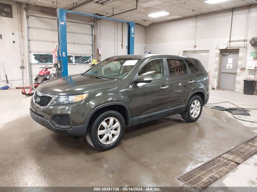 2013 Kia Sorento Lx VIN: 5XYKT3A10DG331525 Lot: 39391726