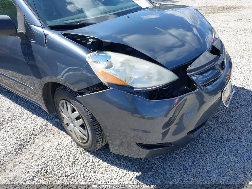 2010 Toyota Sienna Le VIN: 5TDKK4CC0AS325925 Lot: 39391725