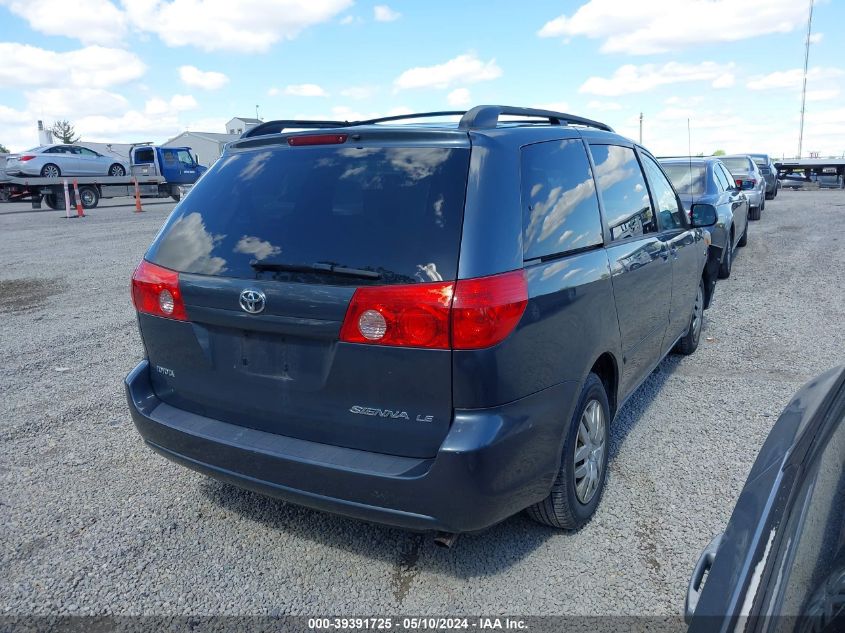 2010 Toyota Sienna Le VIN: 5TDKK4CC0AS325925 Lot: 39391725