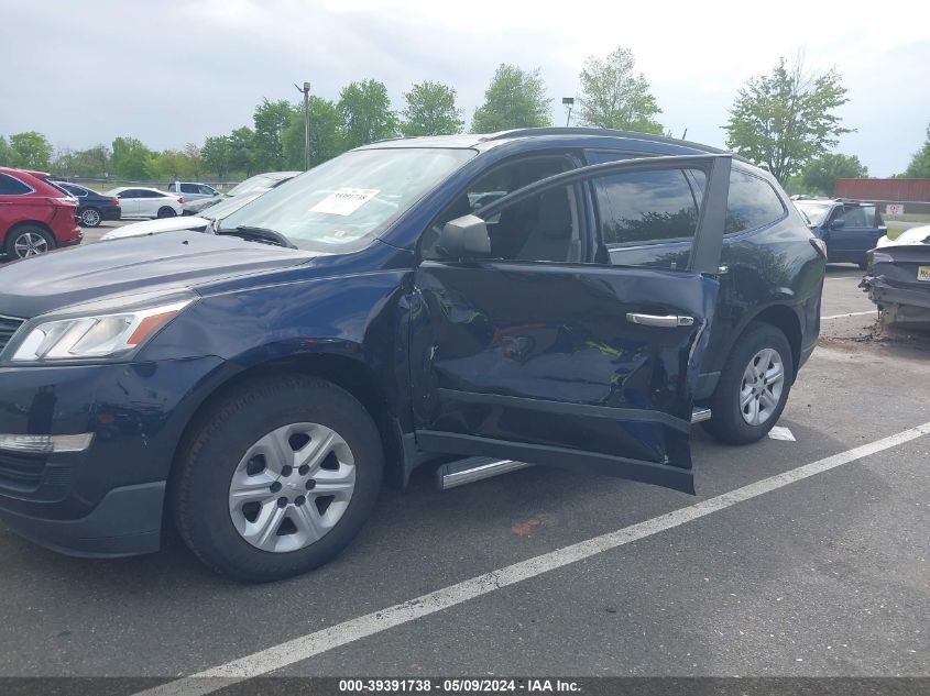 2016 Chevrolet Traverse Ls VIN: 1GNKRFED8GJ213819 Lot: 39391738