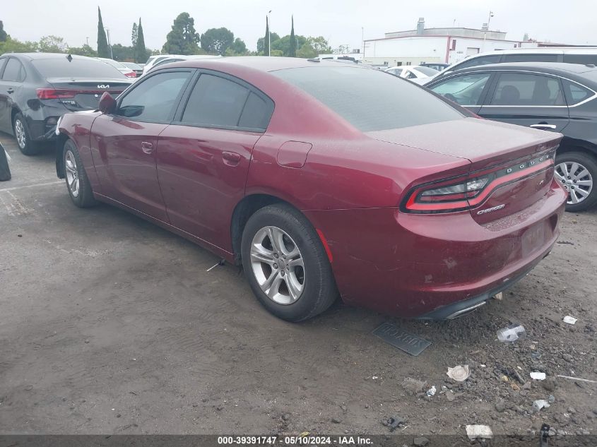 2019 Dodge Charger Sxt Rwd VIN: 2C3CDXBG8KH674503 Lot: 39391747