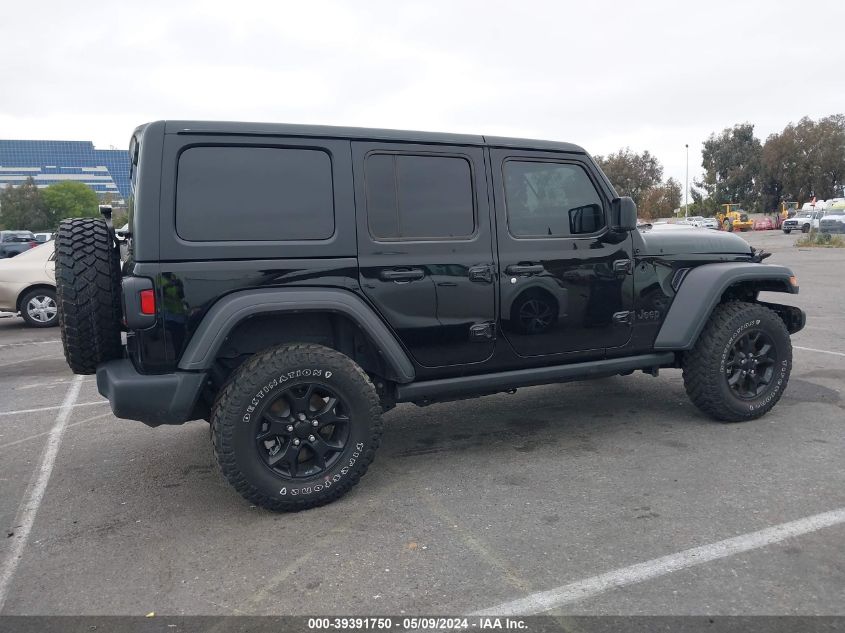 2023 Jeep Wrangler 4-Door Willys 4X4 VIN: 1C4HJXDM8PW600262 Lot: 39391750