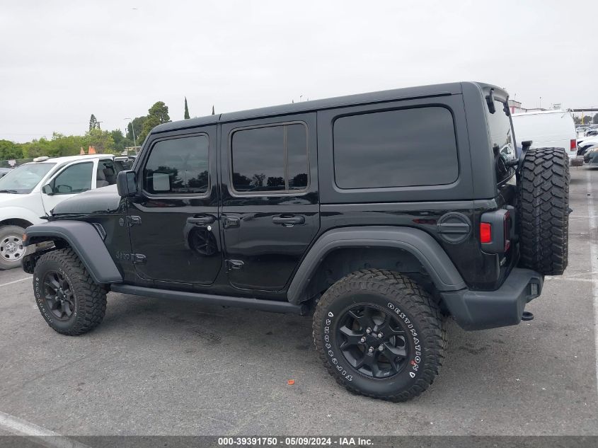 2023 Jeep Wrangler 4-Door Willys 4X4 VIN: 1C4HJXDM8PW600262 Lot: 39391750