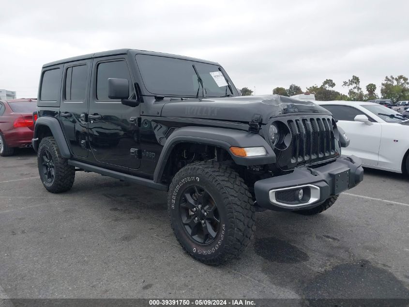 2023 Jeep Wrangler 4-Door Willys 4X4 VIN: 1C4HJXDM8PW600262 Lot: 39391750