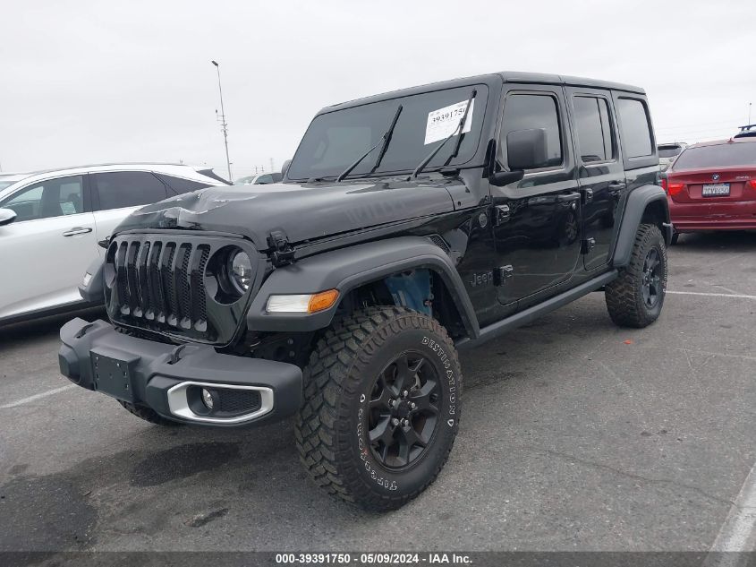 2023 Jeep Wrangler 4-Door Willys 4X4 VIN: 1C4HJXDM8PW600262 Lot: 39391750