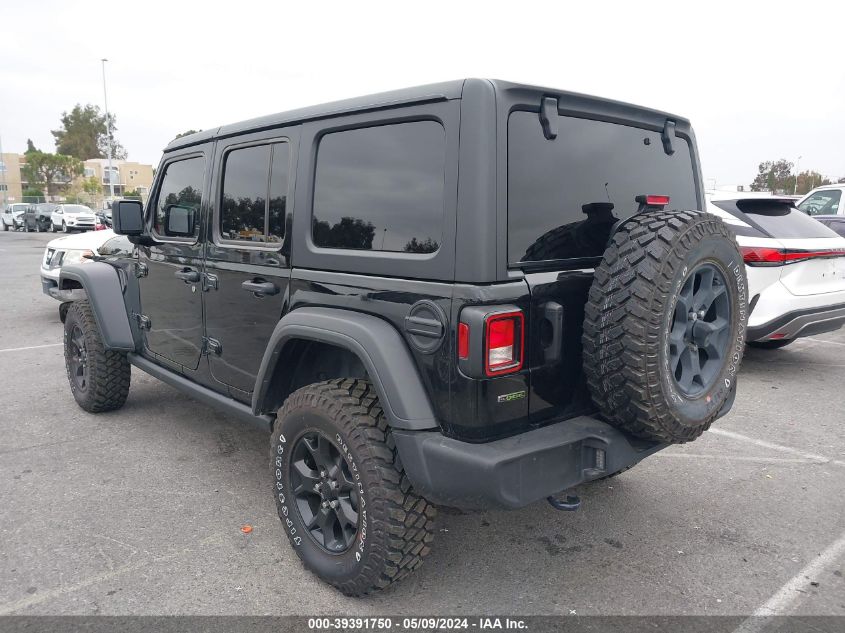 2023 Jeep Wrangler 4-Door Willys 4X4 VIN: 1C4HJXDM8PW600262 Lot: 39391750