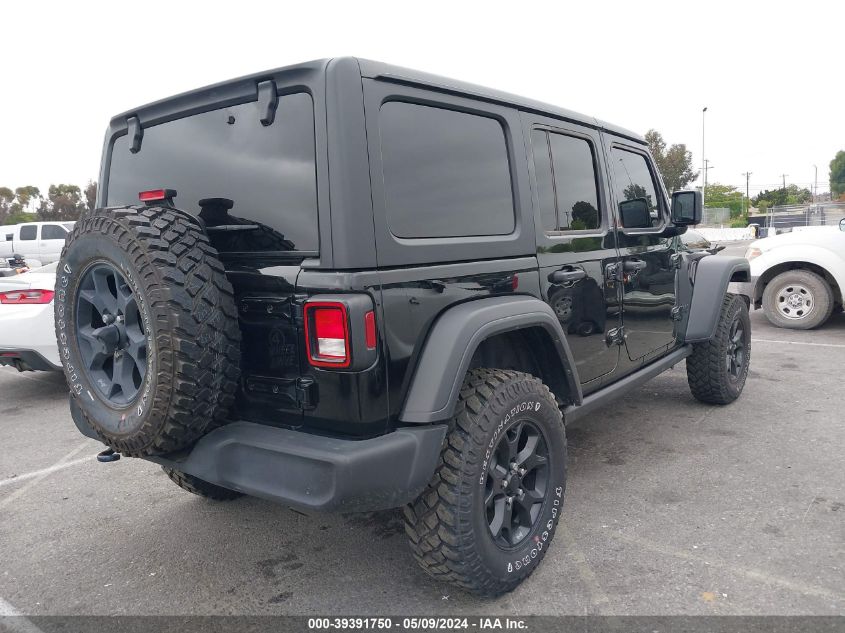 2023 Jeep Wrangler 4-Door Willys 4X4 VIN: 1C4HJXDM8PW600262 Lot: 39391750