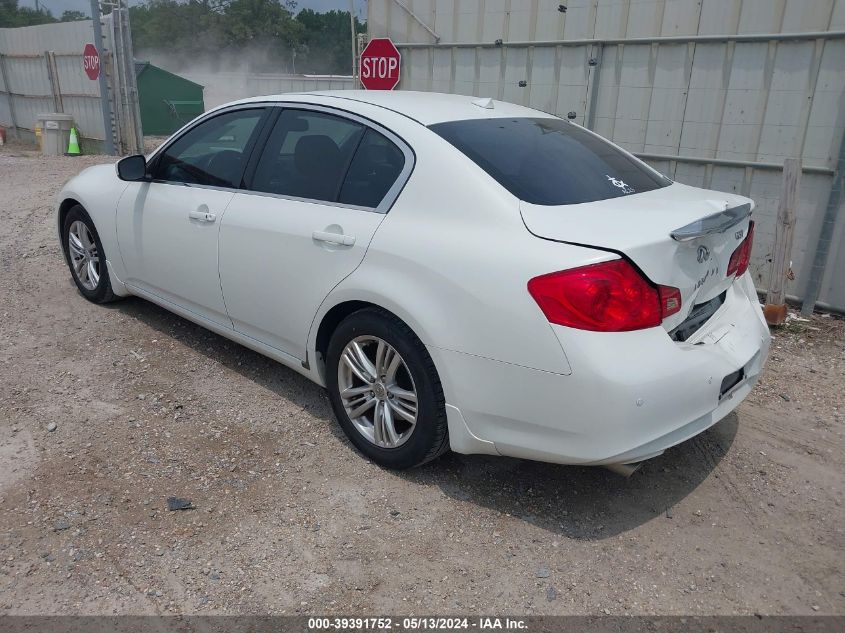 2012 Infiniti G37 Journey VIN: JN1CV6AP5CM933146 Lot: 39391752