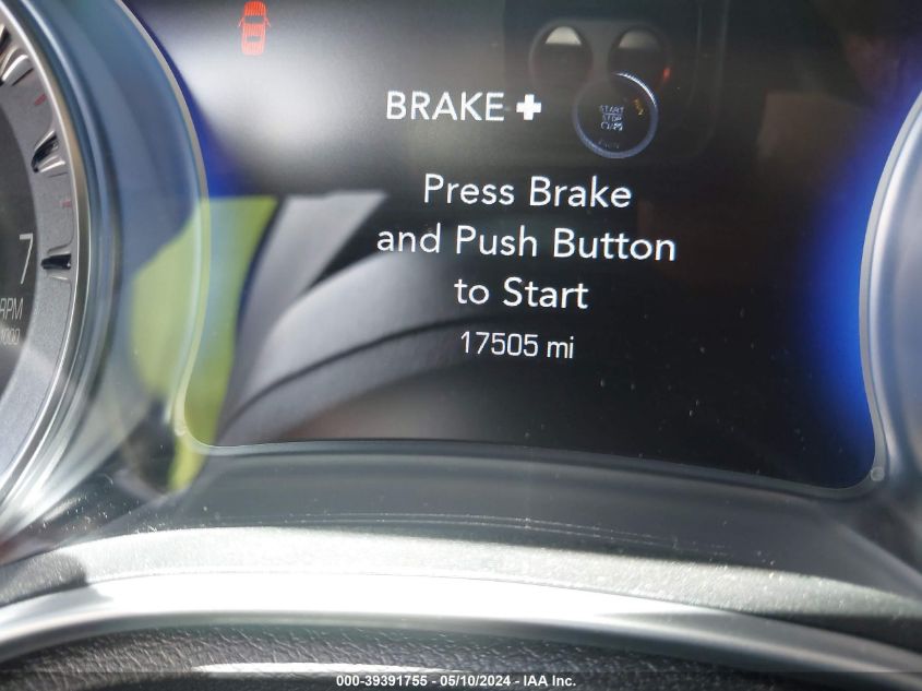 2022 Chrysler 300 Touring L VIN: 2C3CCADGXNH139559 Lot: 39391755