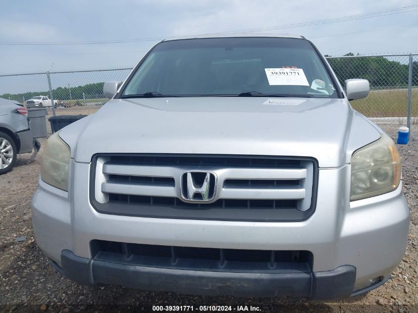 2006 Honda Pilot Ex-L VIN: 5FNYF18666B014432 Lot: 39391771