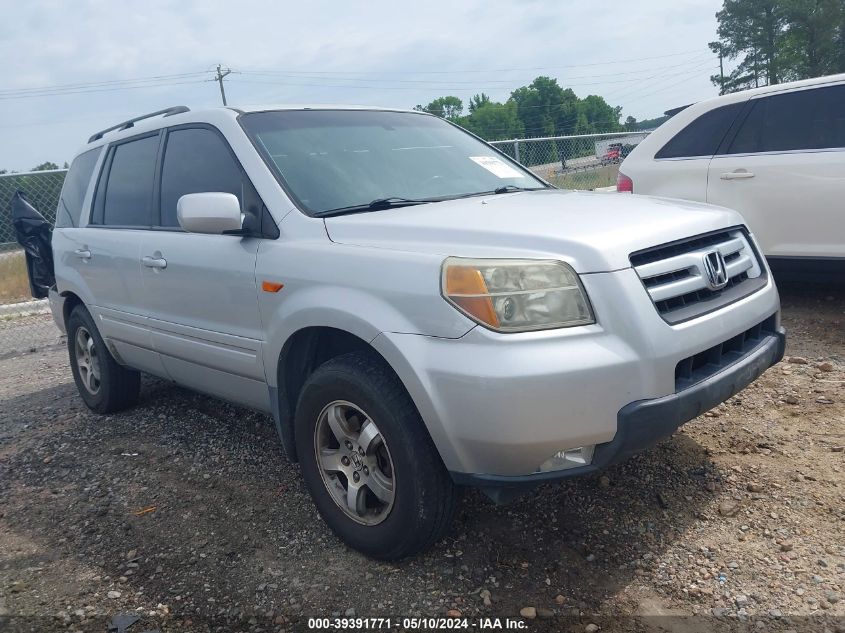 2006 Honda Pilot Ex-L VIN: 5FNYF18666B014432 Lot: 39391771