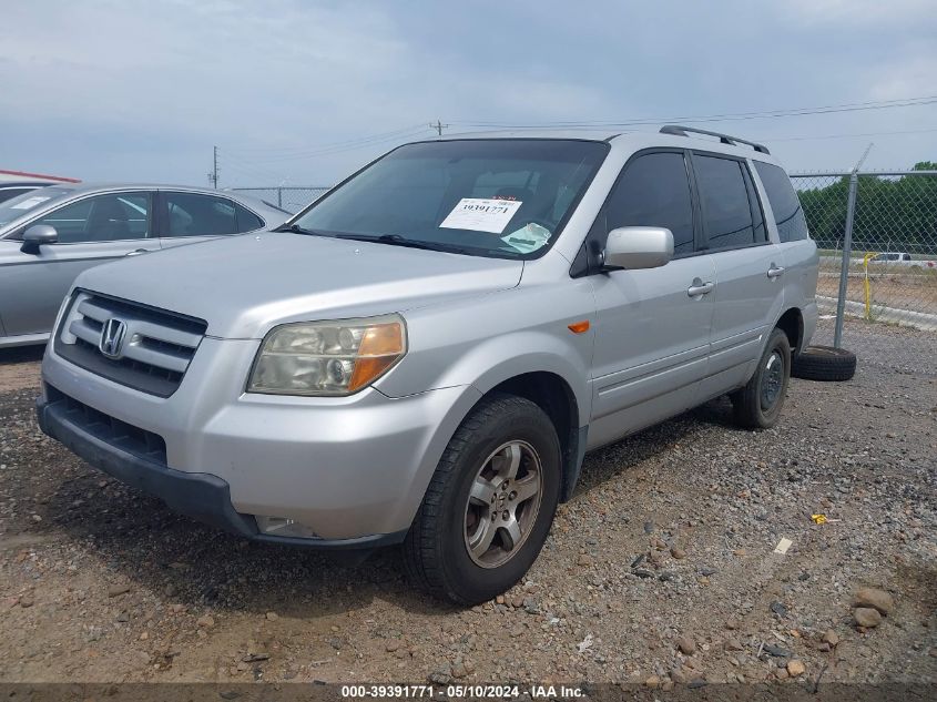 2006 Honda Pilot Ex-L VIN: 5FNYF18666B014432 Lot: 39391771