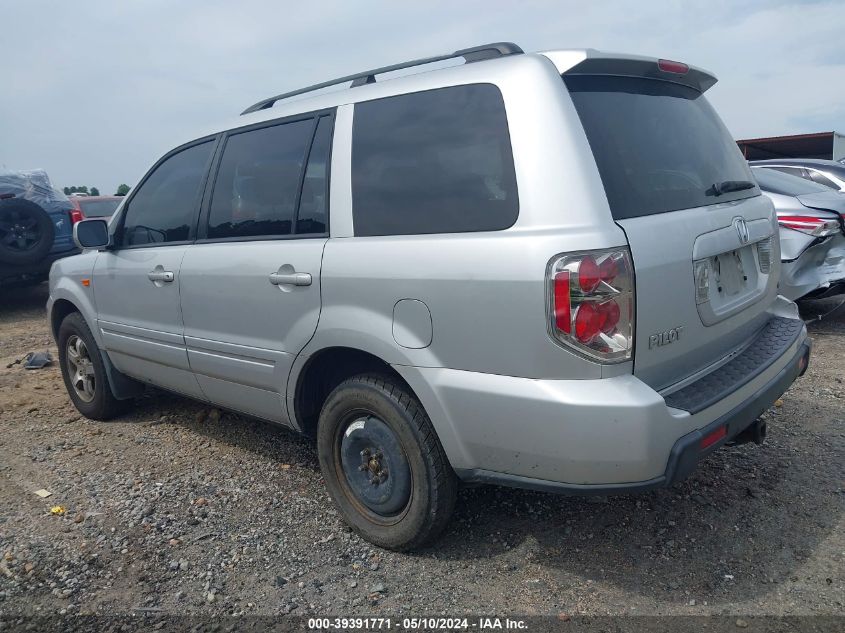 2006 Honda Pilot Ex-L VIN: 5FNYF18666B014432 Lot: 39391771