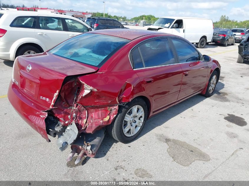 2005 Nissan Altima 2.5 S VIN: 1N4AL11D85N478878 Lot: 39391773