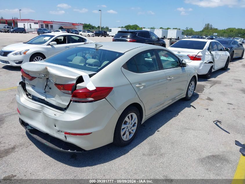 Image 4 of 2017 Hyundai Elantra  salvage vehicle - Lot #39391777 at IAAI