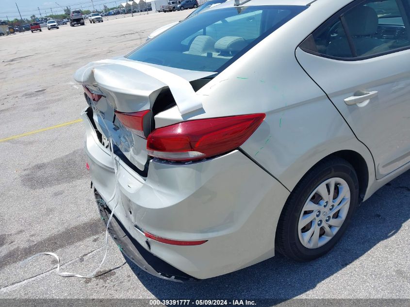 Image 6 of 2017 Hyundai Elantra  salvage vehicle - Lot #39391777 at IAAI