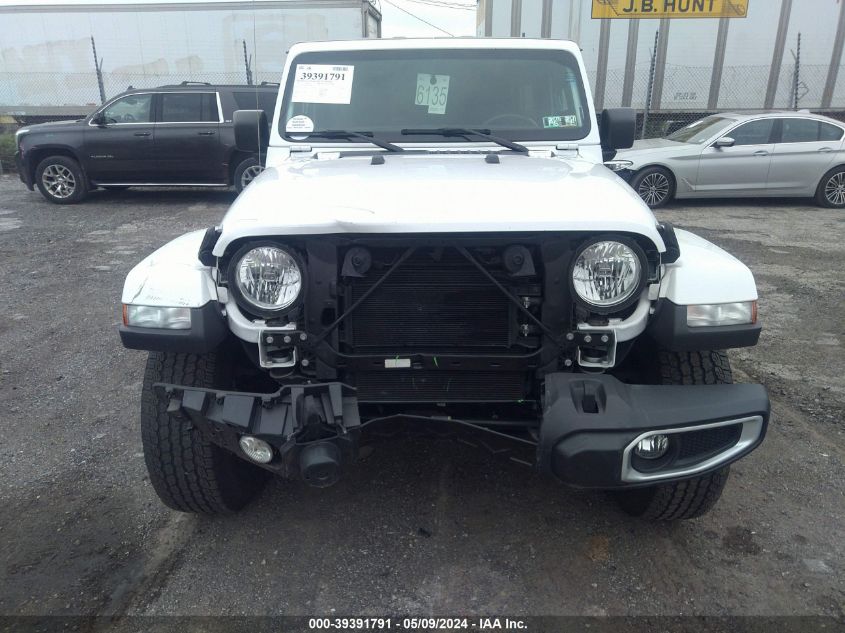 2021 Jeep Wrangler Unlimited Sahara 4X4 VIN: 1C4HJXEG5MW745683 Lot: 39391791