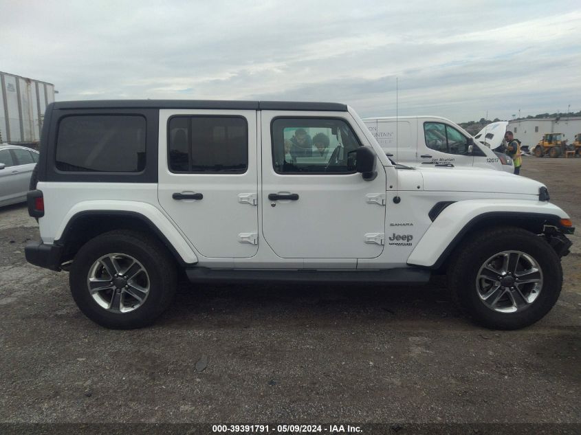 2021 Jeep Wrangler Unlimited Sahara 4X4 VIN: 1C4HJXEG5MW745683 Lot: 39391791