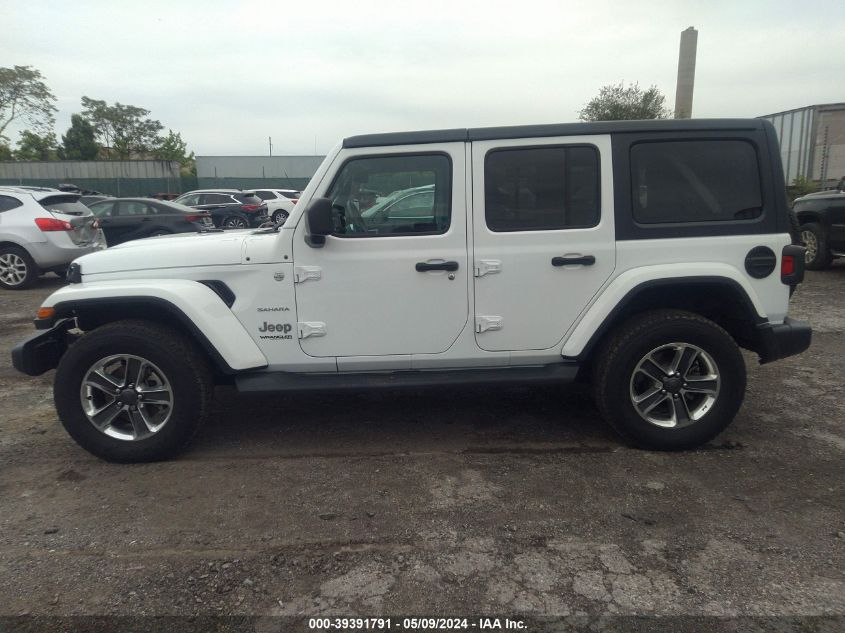 2021 Jeep Wrangler Unlimited Sahara 4X4 VIN: 1C4HJXEG5MW745683 Lot: 39391791