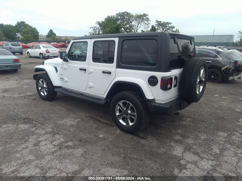 2021 Jeep Wrangler Unlimited Sahara 4X4 VIN: 1C4HJXEG5MW745683 Lot: 39391791