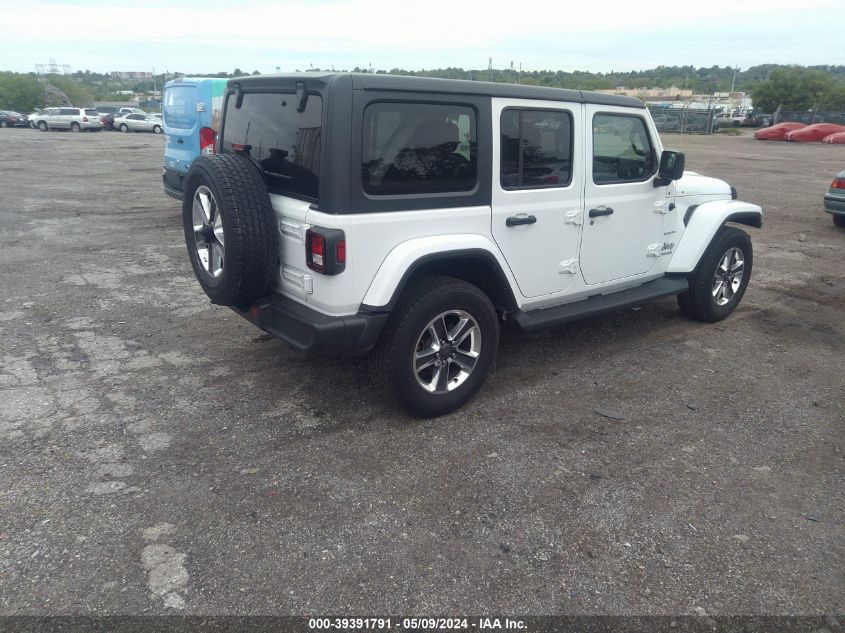 2021 Jeep Wrangler Unlimited Sahara 4X4 VIN: 1C4HJXEG5MW745683 Lot: 39391791