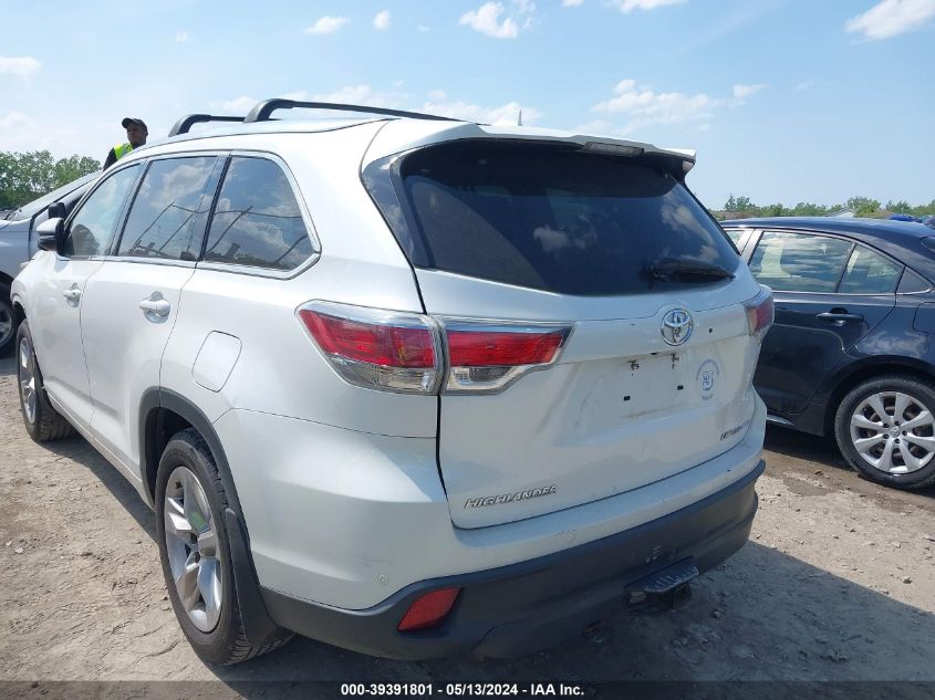 2015 TOYOTA HIGHLANDER LIMITED PLATINUM V6 - 5TDDKRFH5FS141357