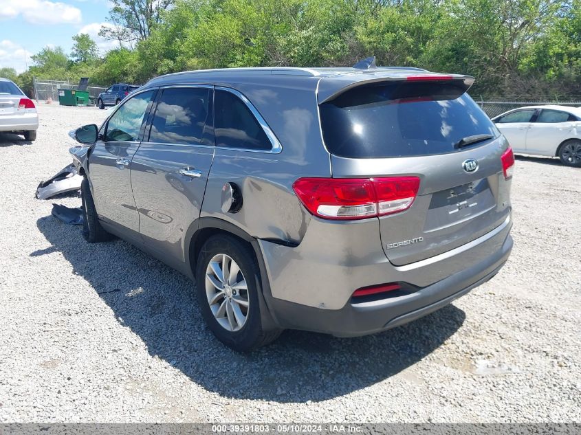 2018 KIA SORENTO 2.4L LX - 5XYPGDA36JG344048