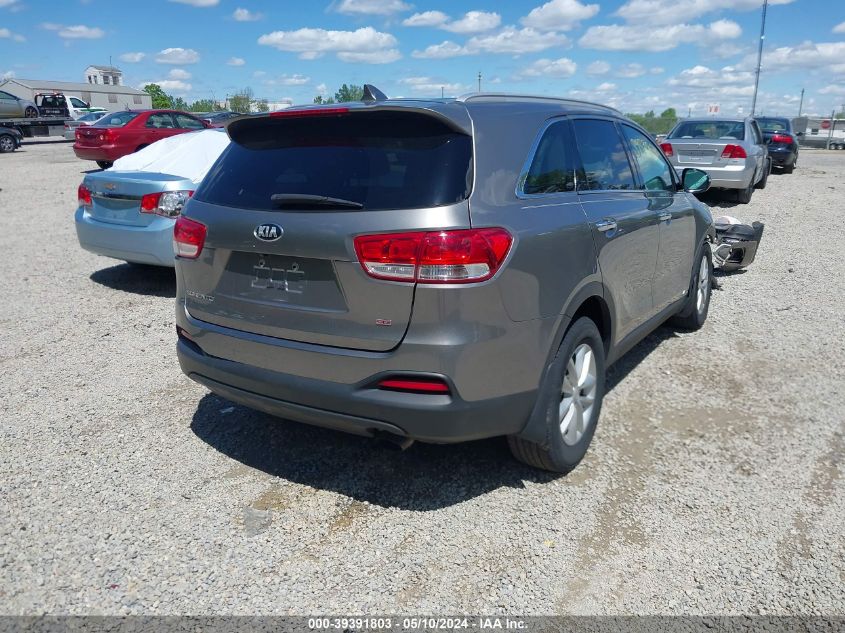 2018 Kia Sorento 2.4L Lx VIN: 5XYPGDA36JG344048 Lot: 39391803