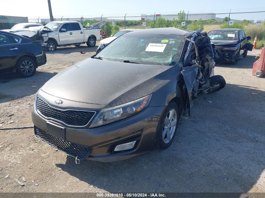 2015 Kia Optima Lx VIN: 5XXGM4A70FG395648 Lot: 39391810