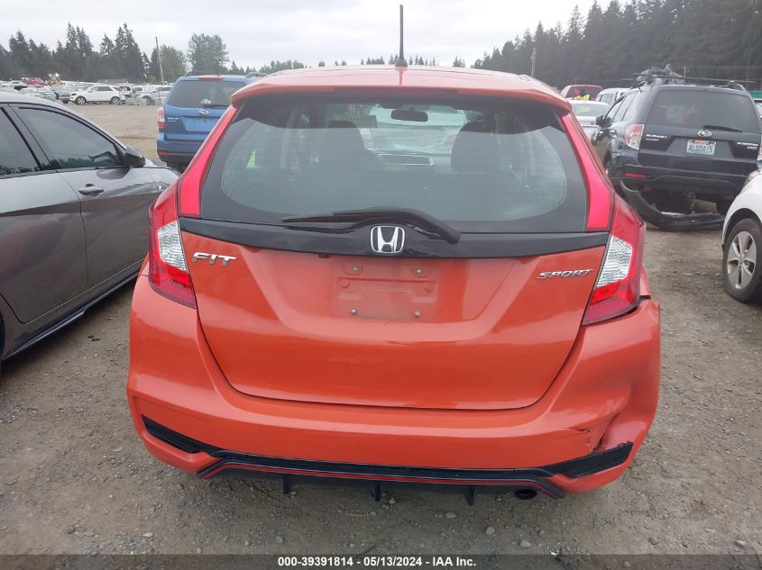 2019 Honda Fit Sport VIN: 3HGGK5H64KM717646 Lot: 39391814