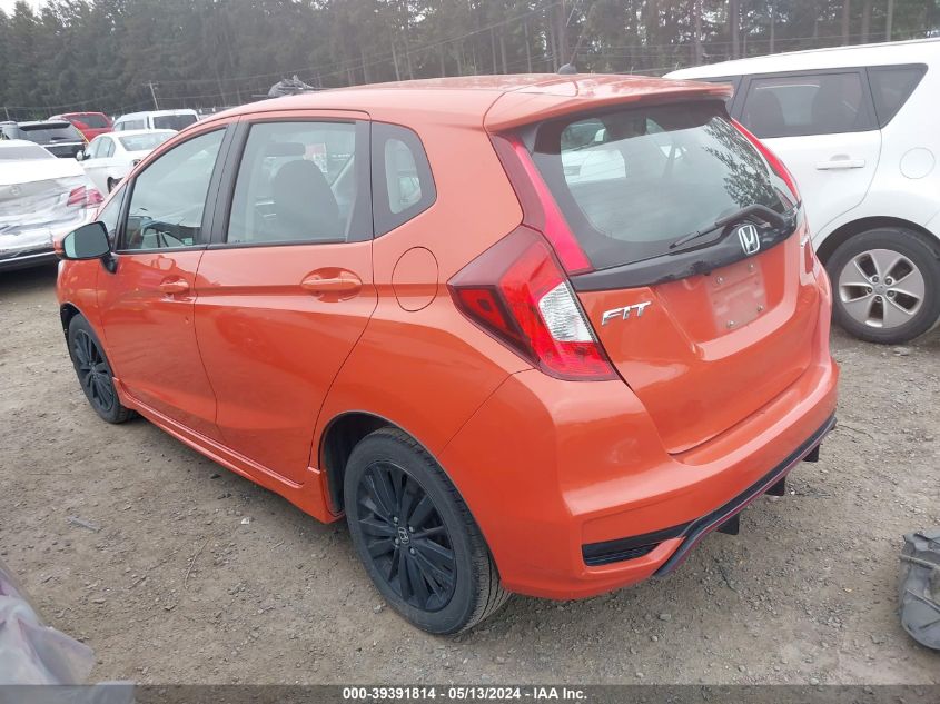 2019 Honda Fit Sport VIN: 3HGGK5H64KM717646 Lot: 39391814