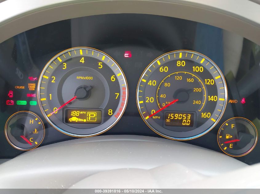 2008 Infiniti Fx35 VIN: JNRAS08W48X201345 Lot: 39391816