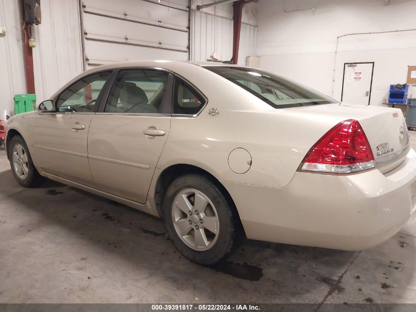 2008 Chevrolet Impala Lt VIN: 2G1WT58K781265558 Lot: 39391817