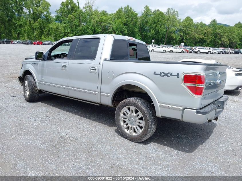 2012 Ford F-150 Platinum VIN: 1FTFW1ET3CFC87689 Lot: 39391822