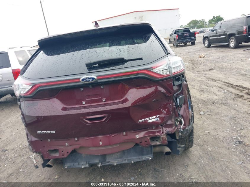 2018 Ford Edge Sport VIN: 2FMPK4APXJBB21531 Lot: 39391846