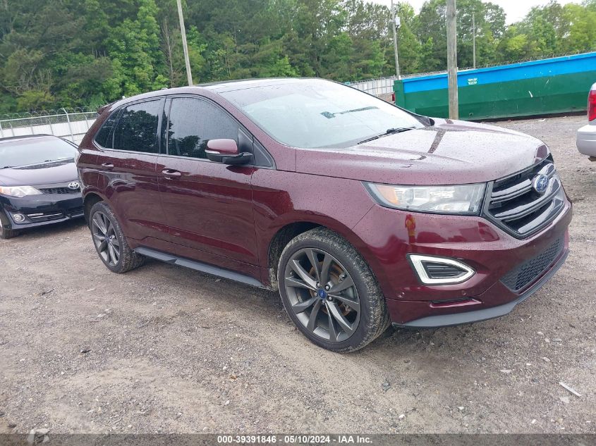 2018 Ford Edge Sport VIN: 2FMPK4APXJBB21531 Lot: 39391846