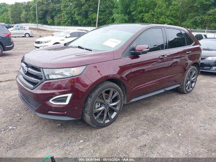 2018 Ford Edge Sport VIN: 2FMPK4APXJBB21531 Lot: 39391846