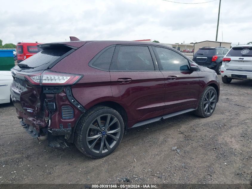 2018 Ford Edge Sport VIN: 2FMPK4APXJBB21531 Lot: 39391846