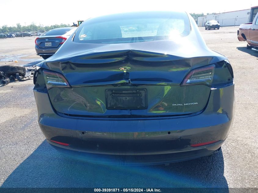 2019 Tesla Model 3 Long Range/Performance VIN: 5YJ3E1EB1KF481315 Lot: 39391871