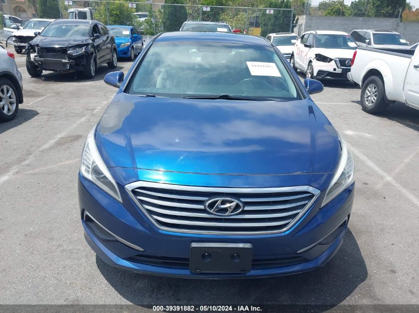 2016 Hyundai Sonata Se VIN: 5NPE24AF0GH362675 Lot: 39391882