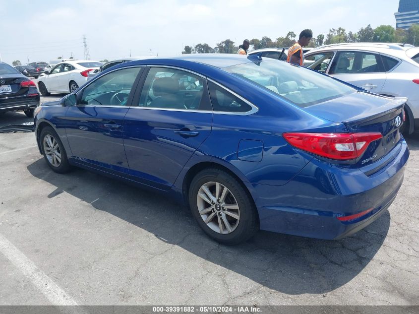 2016 Hyundai Sonata Se VIN: 5NPE24AF0GH362675 Lot: 39391882